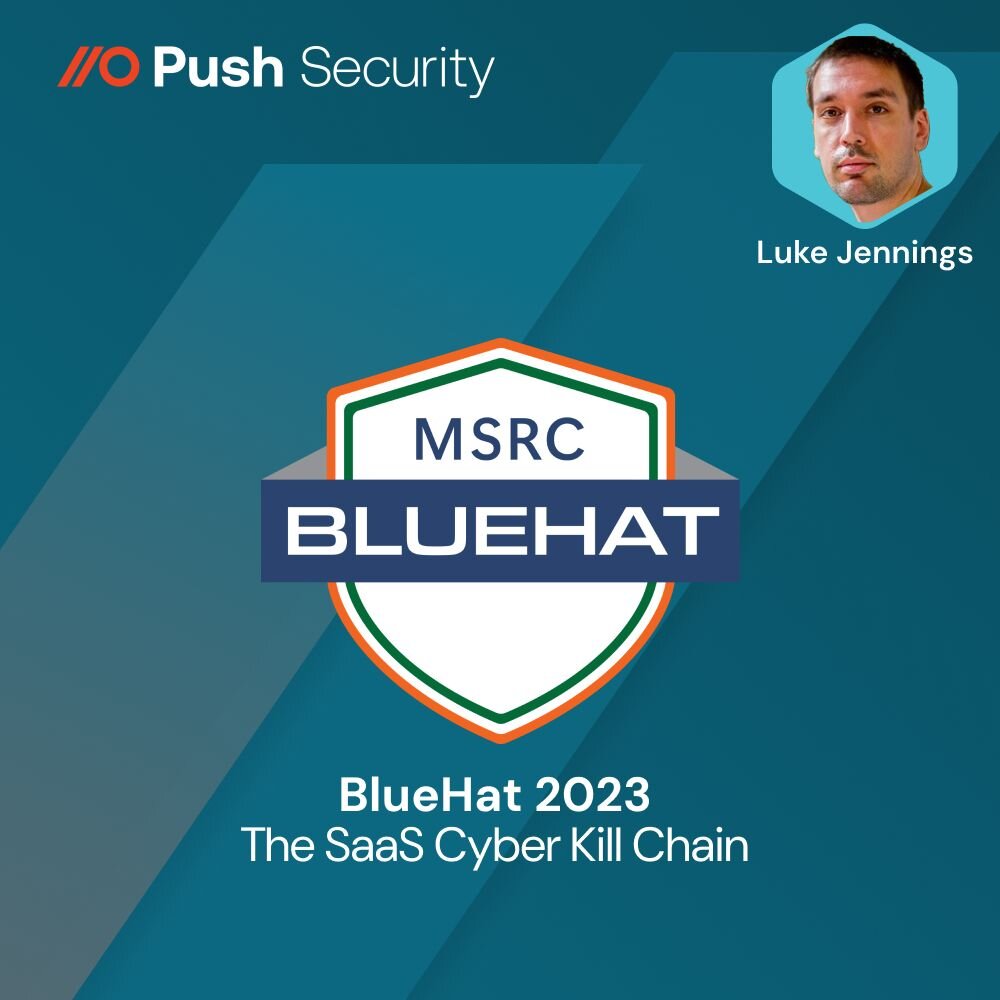 BlueHat 2023 - SaaS Cyber Kill Chain